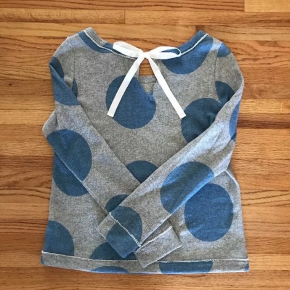 saturday Sunday blue gray polka dot - Picture 2 of 3